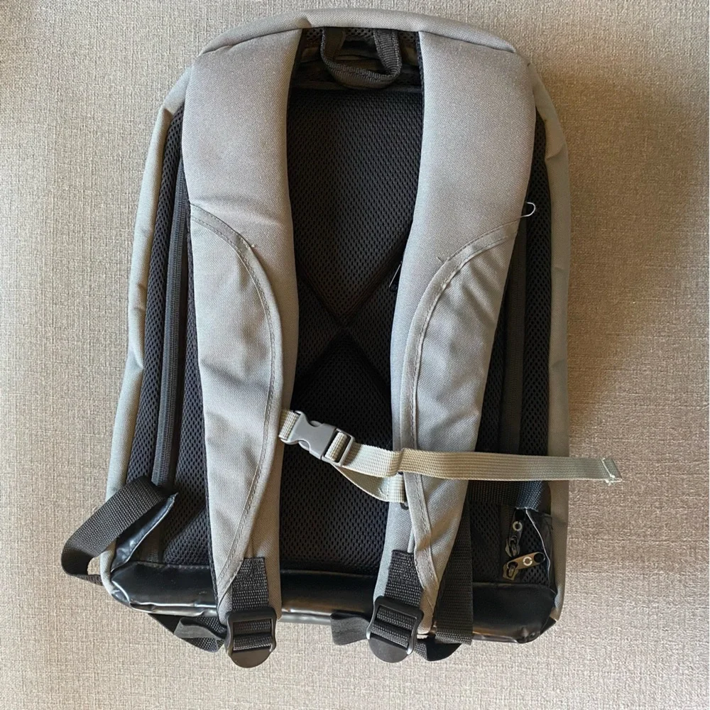 RIUTBAG Safer City Travel Backpack in Grey & Black